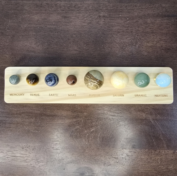 Solar System Crystal Sphere Planets, New - Picture 14 of 17